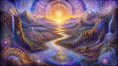 Visionary Art Style desktop wallpaper example
