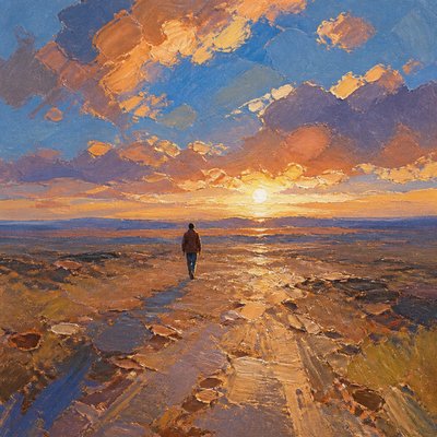 Plein Air Landscape Art Style album cover example