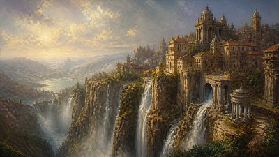 Oil Painting Art Style concept art example
