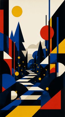 Bauhaus Art Style book cover example