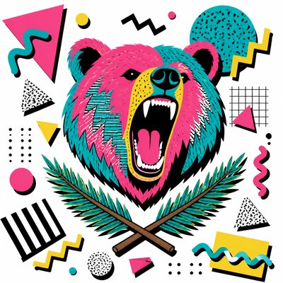 Memphis Design t-shirt design example