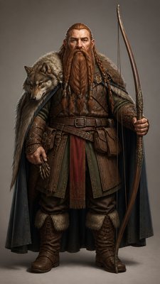 Neoclassical Art Style tabletop character portrait example