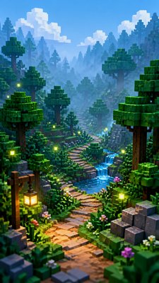 Voxel Art Style book cover example
