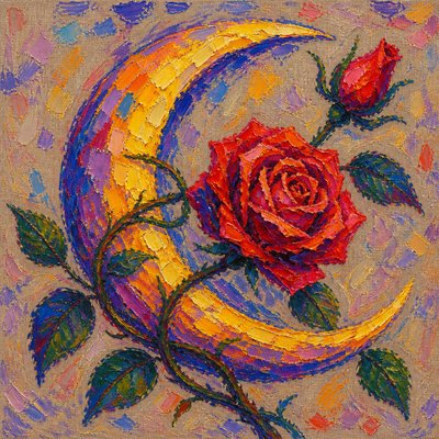 Fauvist Impressionism Art Style tattoo design example