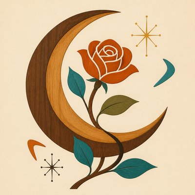 Mid-Century Modern Furniture Art tattoo design example