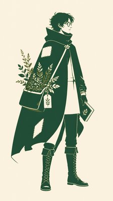 Minimalist Poster Design character design example