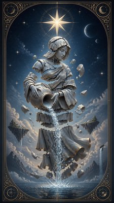 Floating Islands tarot card example