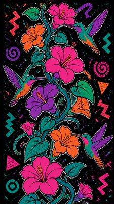 90s Retro Aesthetic phone case design example