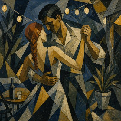 Modernism Art Style couple portrait example