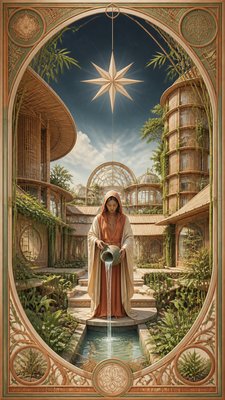 Sustainable Architecture Art tarot card example