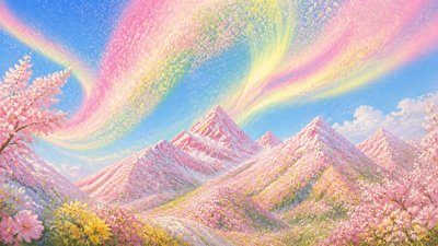 Bloomcore Aesthetic banner example
