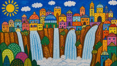 Naive Art Style concept art example