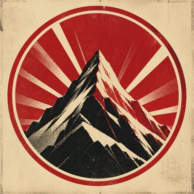 Propaganda Poster Design logo concept example