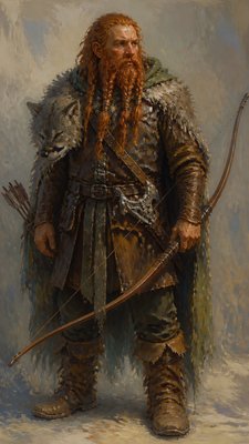 Impressionist Nature Art tabletop character portrait example