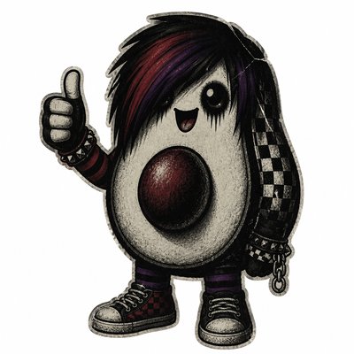 Emo Aesthetic sticker example