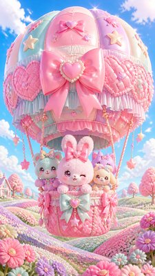 Kawaii Fashion Style greeting card example