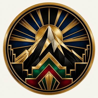 Art Deco Style logo concept example