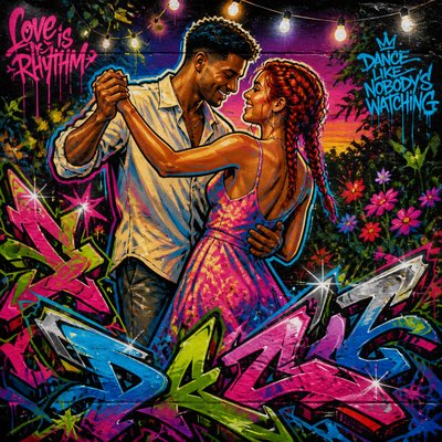 Graffiti Art Style couple portrait example