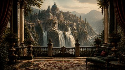 Traditional Interior Design concept art example