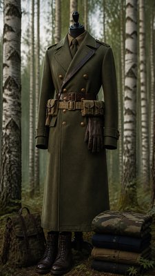 Military-Inspired Fashion wall art print example