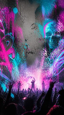 Augmented Reality Graffiti flyer example