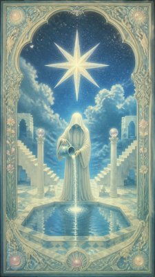 Dreamcore Aesthetic tarot card example