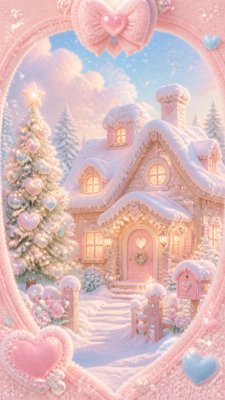 Soft Girl Aesthetic Christmas card example