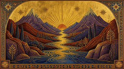 Byzantine Religious Art desktop wallpaper example