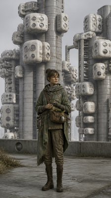 Metabolist Architecture character design example