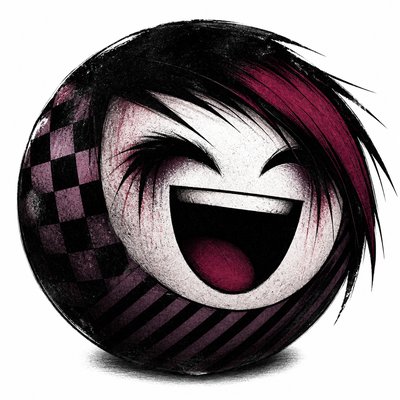 Emo Aesthetic Twitch emote example
