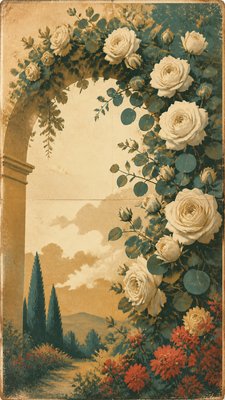 Vintage Poster Design wedding invitation example