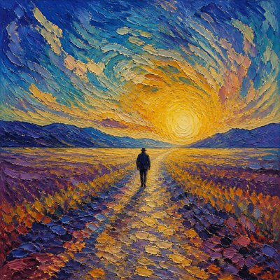 Post-Impressionism Art Style album cover example
