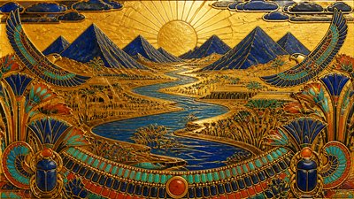 Egyptian Revival Jewelry Style desktop wallpaper example