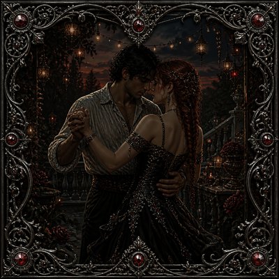 Gothic Jewelry Design couple portrait example