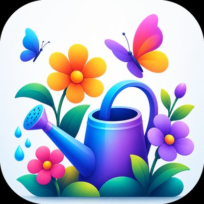 Gradient Icon Design coloring page example