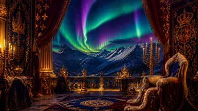 Royalcore Aesthetic banner example