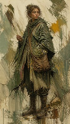 Abstract Expressionism Art Style character design example
