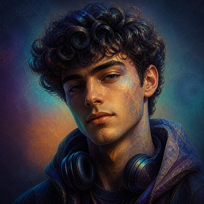 Procedural Digital Art Style Discord profile picture example