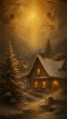 Renaissance Religious Art Christmas card example