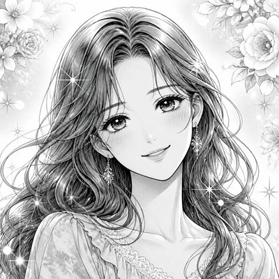 Shoujo Romance Manga Art Style profile picture example