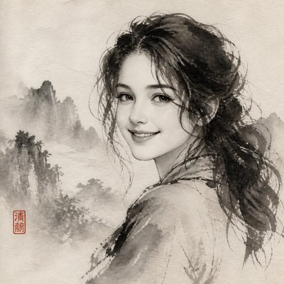 Traditional Chinese Landscape Art Style profile picture example