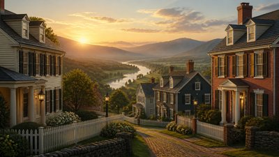 Colonial Architecture desktop wallpaper example