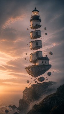 Floating Islands poster example