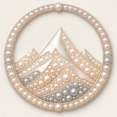 Pearl Jewelry Style logo concept example