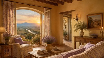 French Country Interior Design desktop wallpaper example