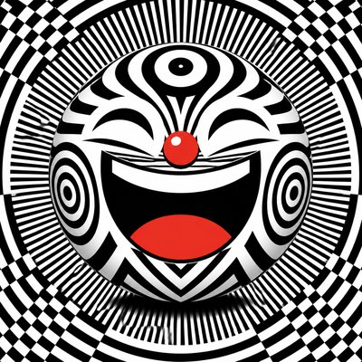 Op Art Style Twitch emote example