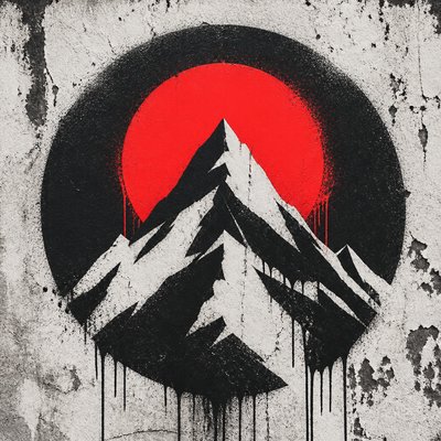Stencil Street Art Style logo concept example
