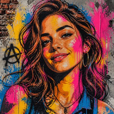 Street Art Style profile picture example