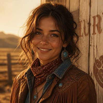 Cowboycore Aesthetic profile picture example
