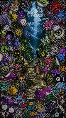 Sticker Bomb Street Art Style book cover example